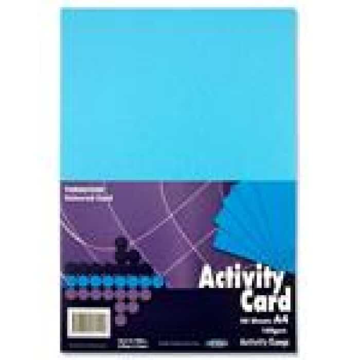 A4 Blue card pack 250 sheets