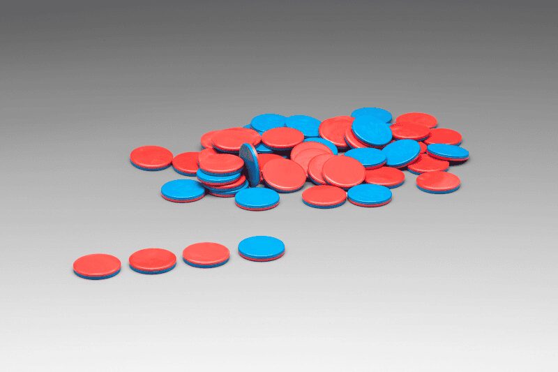 Counting Chips /Counters (400 Pcs.) Red/Blue - Craftyart