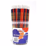 PENCIL HB RUBBER TIP TUB 72 (HB-1568)